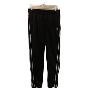 Champion men black pull on athletic pants size M